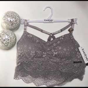 Bebe Grey Bralett
